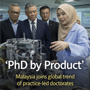 Read more about the article Malaysia to Introduce “PhD by Product”